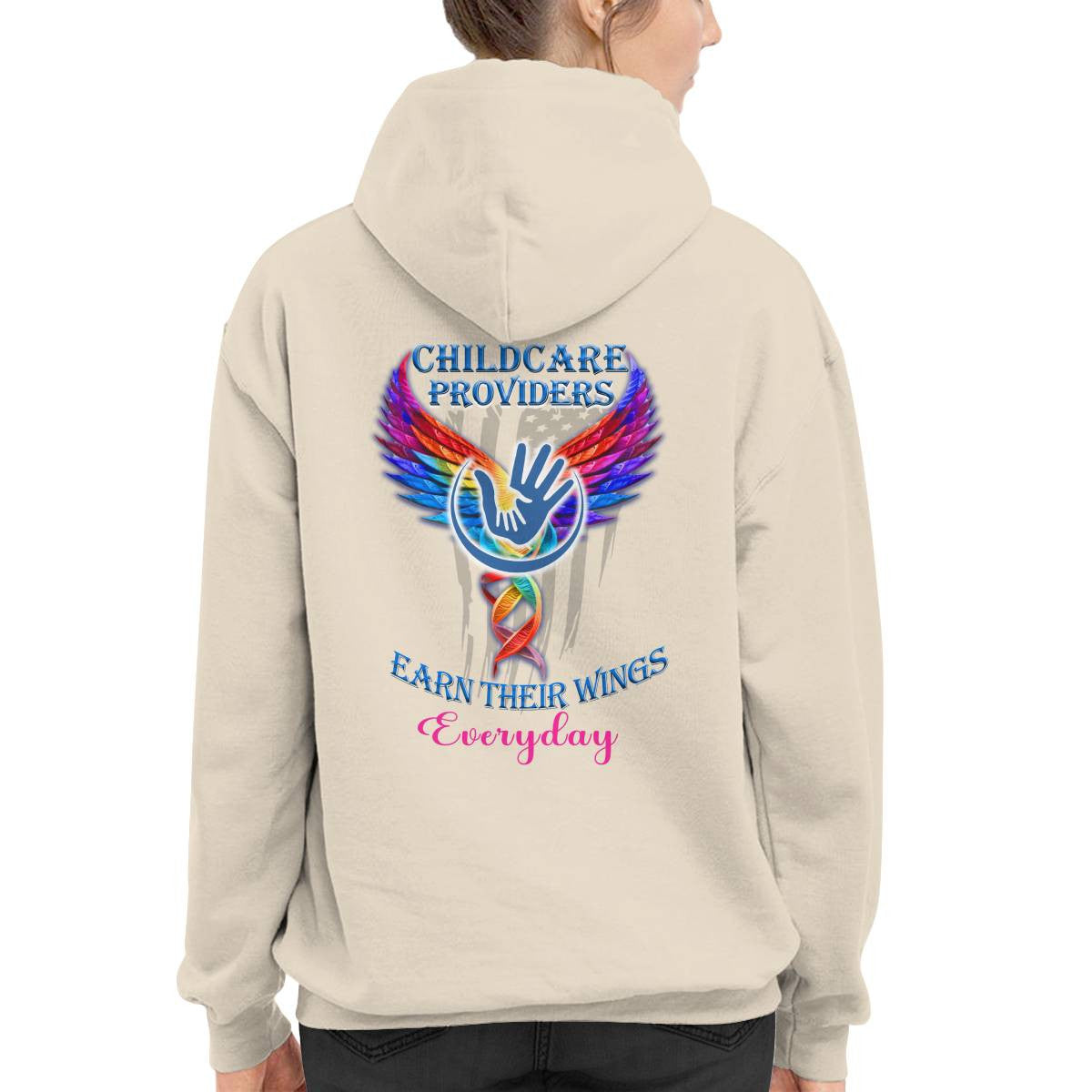 Awesome Childcare Provider -T-shirt-#F120924EARTH16BCHPRZ4