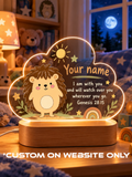 Hedgehog Personalize LED Night Light