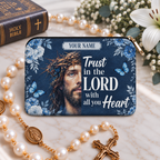 Jesus Trust in the Lord Personalized PU Leather Pouch
