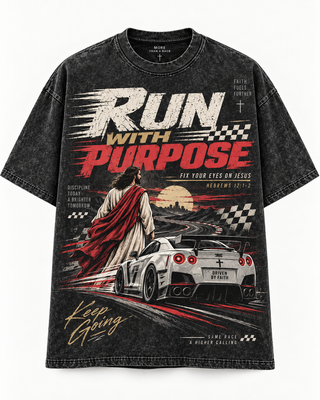 Run With Purpose Christian Racing T-Shirt