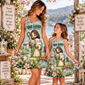 The Lord Is My Shepherd Floral Faith Sleeveless Dress