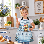 Dear God, One Of Those Days Kids Apron