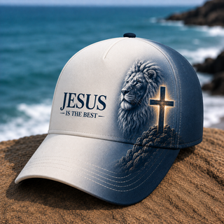 Jesus Is The Best Lion Cross Classic Cap
