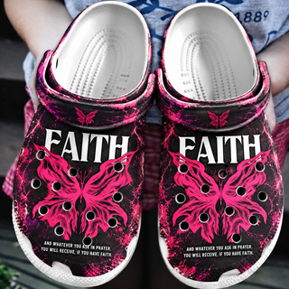 Faith Fire Butterfly Clogs Shoes