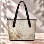 Personalized Never Alone Feather Saddle Bag