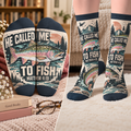 He Called Me To Fish Mid-Tube Socks