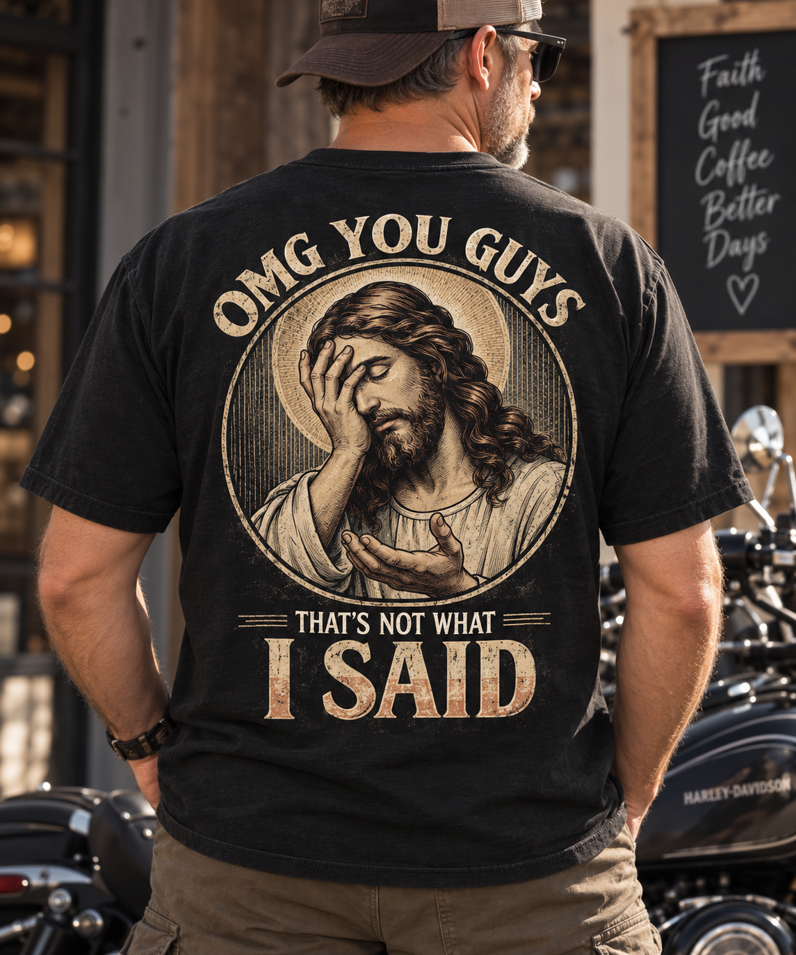 OMG You Guys That’s Not What I Said Back Print T-Shirt