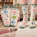 God Says I Am Mid-Tube Socks