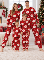 Santa Face Family Mixed Cotton Pajamas