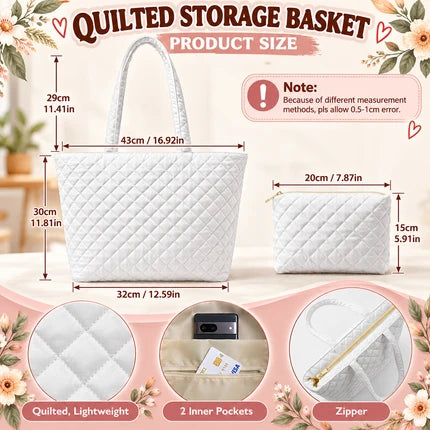 Blue Owl Patchwork Personalized Quilted Shoulder Bag & Storage Bag