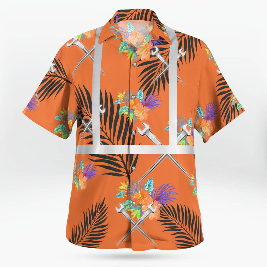 Awesome ironworker-AOP Hawaii Shirt - grunx260804-0262