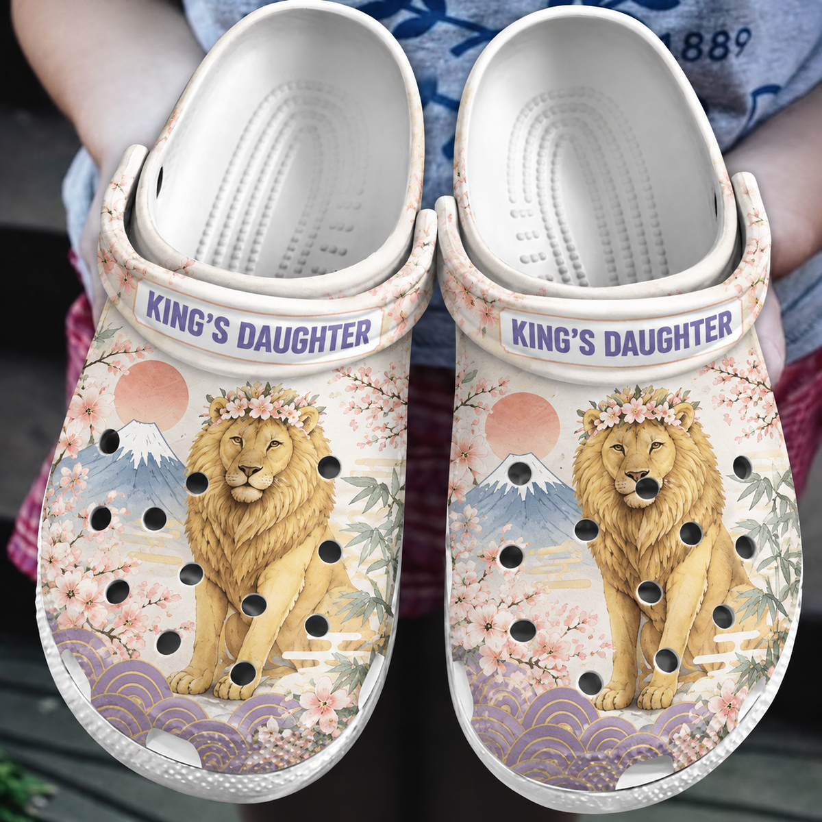 King's Daughter Lion Clogs Shoes