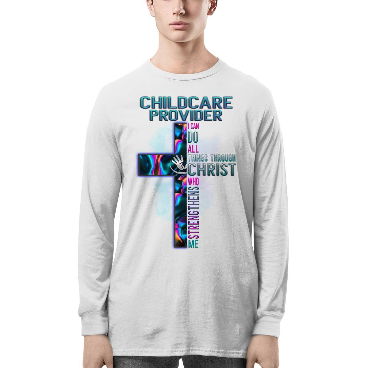 Awesome Childcare Provider-T-shirt-#F180624CHRIST18FCHPRZ4