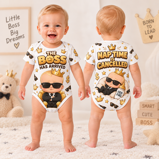 The Boss Has Arrived Baby Bodysuit