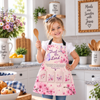 Trust in the Lord Cherry Blossom Butterfly Kids Apron
