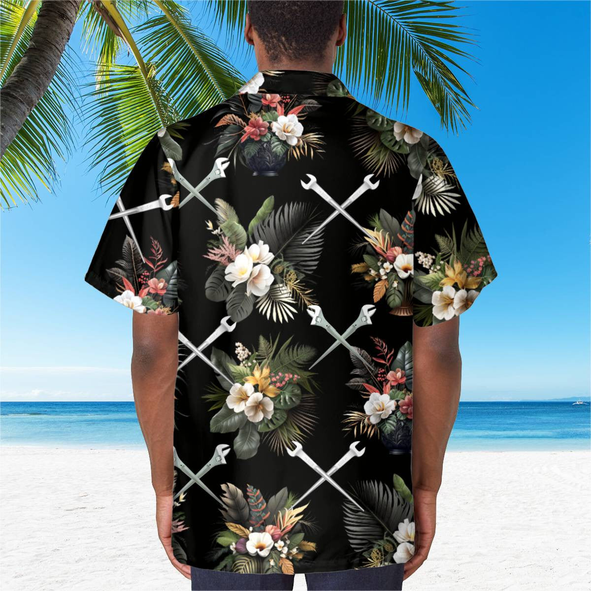 Awesome Ironworker - AOP Pocket Hawaiian Shirt - grunx260804-0283