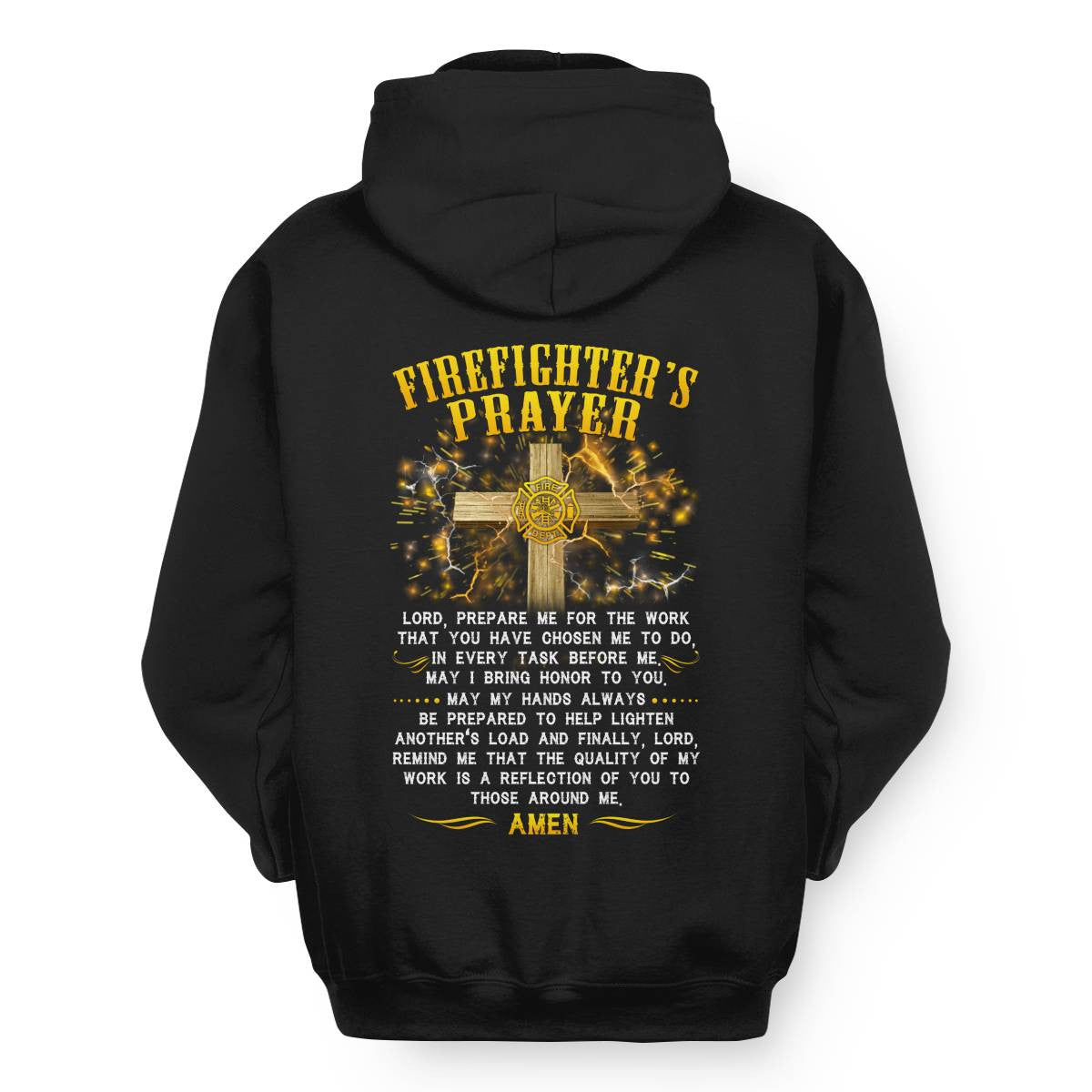 Awesome Firefighter's Prayer-T-shirt - grunx260804-0144