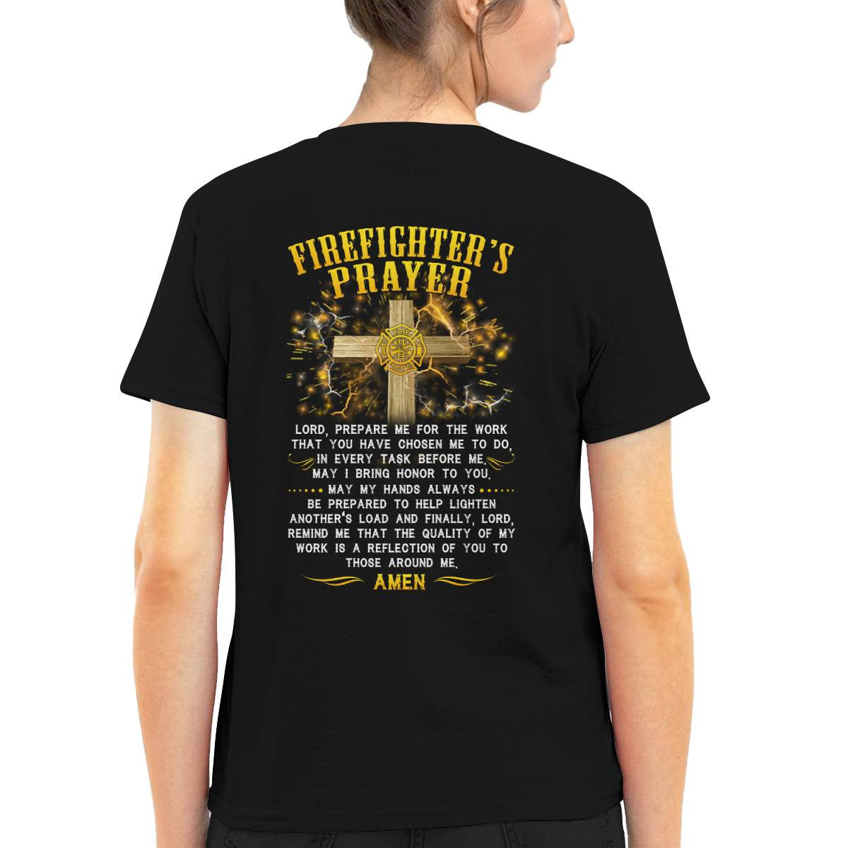 Awesome Firefighter's Prayer-T-shirt - grunx260804-0144