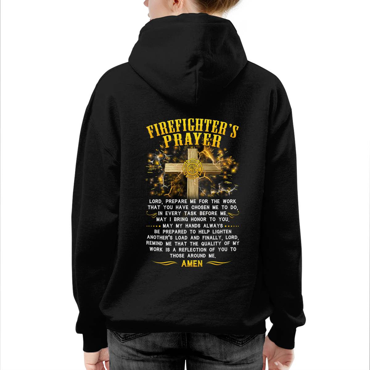 Awesome Firefighter's Prayer-T-shirt - grunx260804-0144