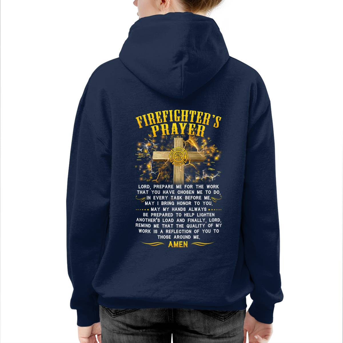 Awesome Firefighter's Prayer-T-shirt - grunx260804-0144