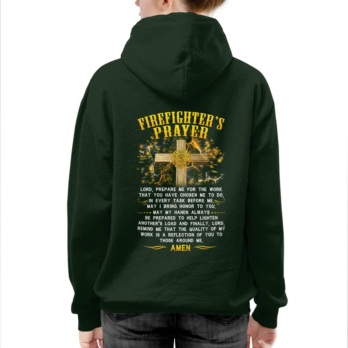 Awesome Firefighter's Prayer-T-shirt - grunx260804-0144