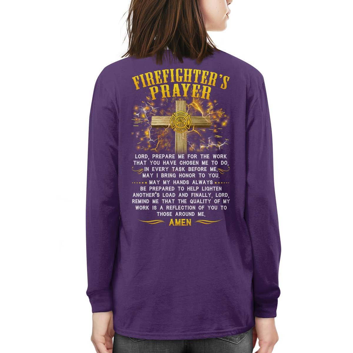 Awesome Firefighter's Prayer-T-shirt - grunx260804-0144