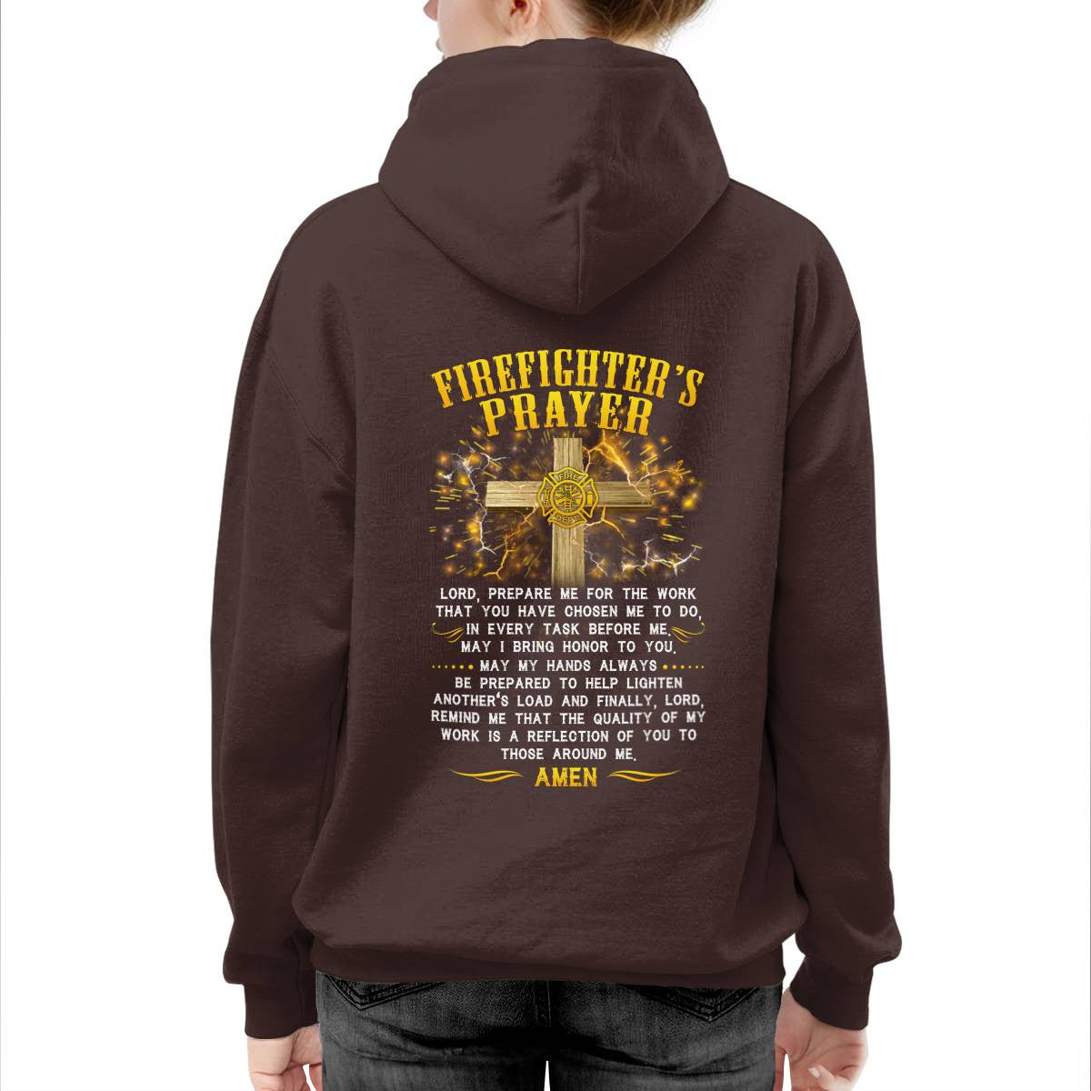 Awesome Firefighter's Prayer-T-shirt - grunx260804-0144