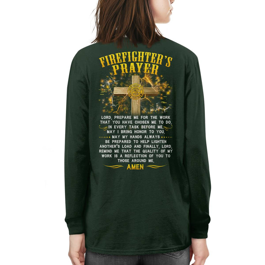 Awesome Firefighter's Prayer-T-shirt - grunx260804-0144