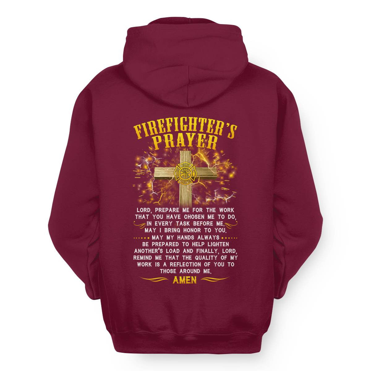Awesome Firefighter's Prayer-T-shirt - grunx260804-0144