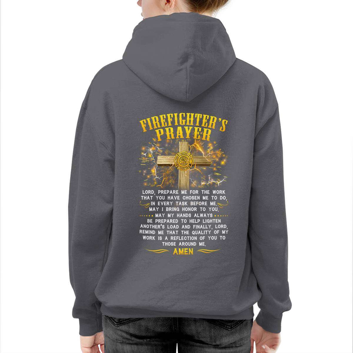Awesome Firefighter's Prayer-T-shirt - grunx260804-0144