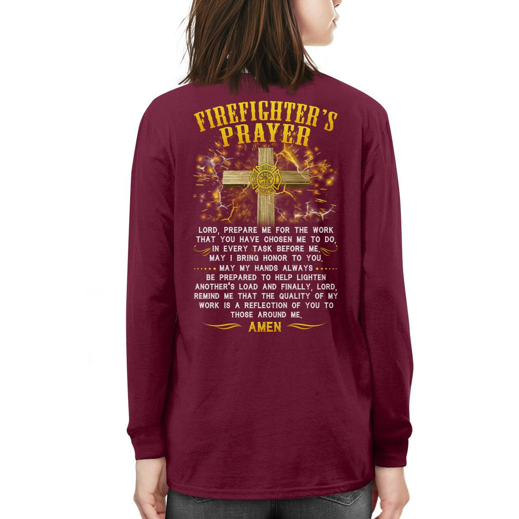 Awesome Firefighter's Prayer-T-shirt - grunx260804-0144