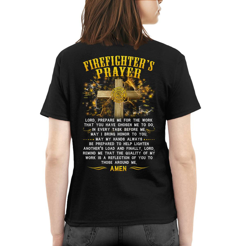 Awesome Firefighter's Prayer-T-shirt - grunx260804-0144