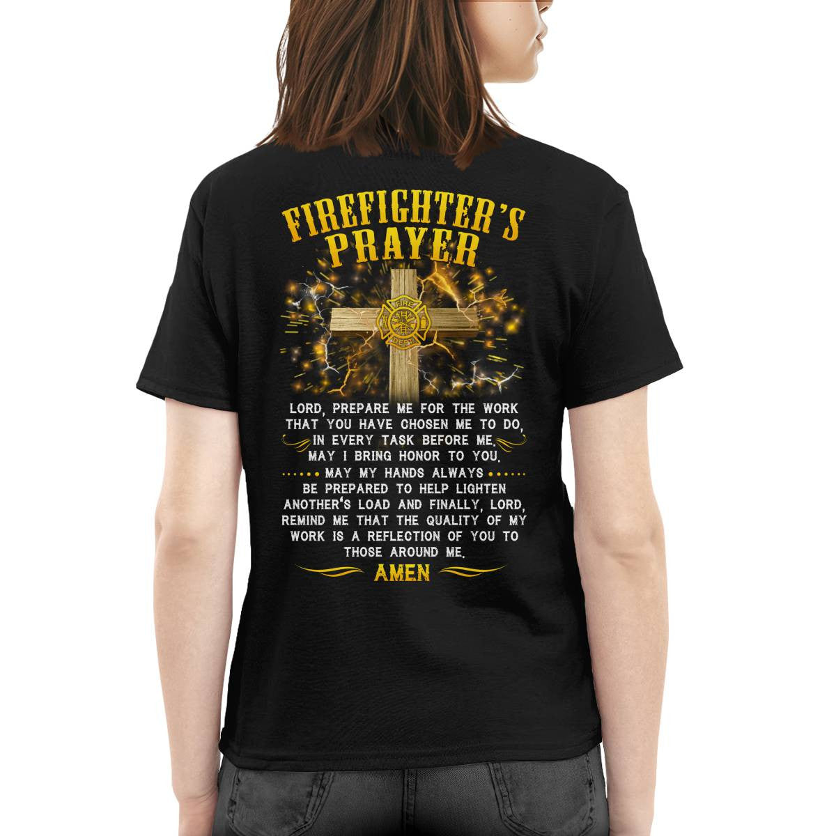 Awesome Firefighter's Prayer-T-shirt - grunx260804-0144