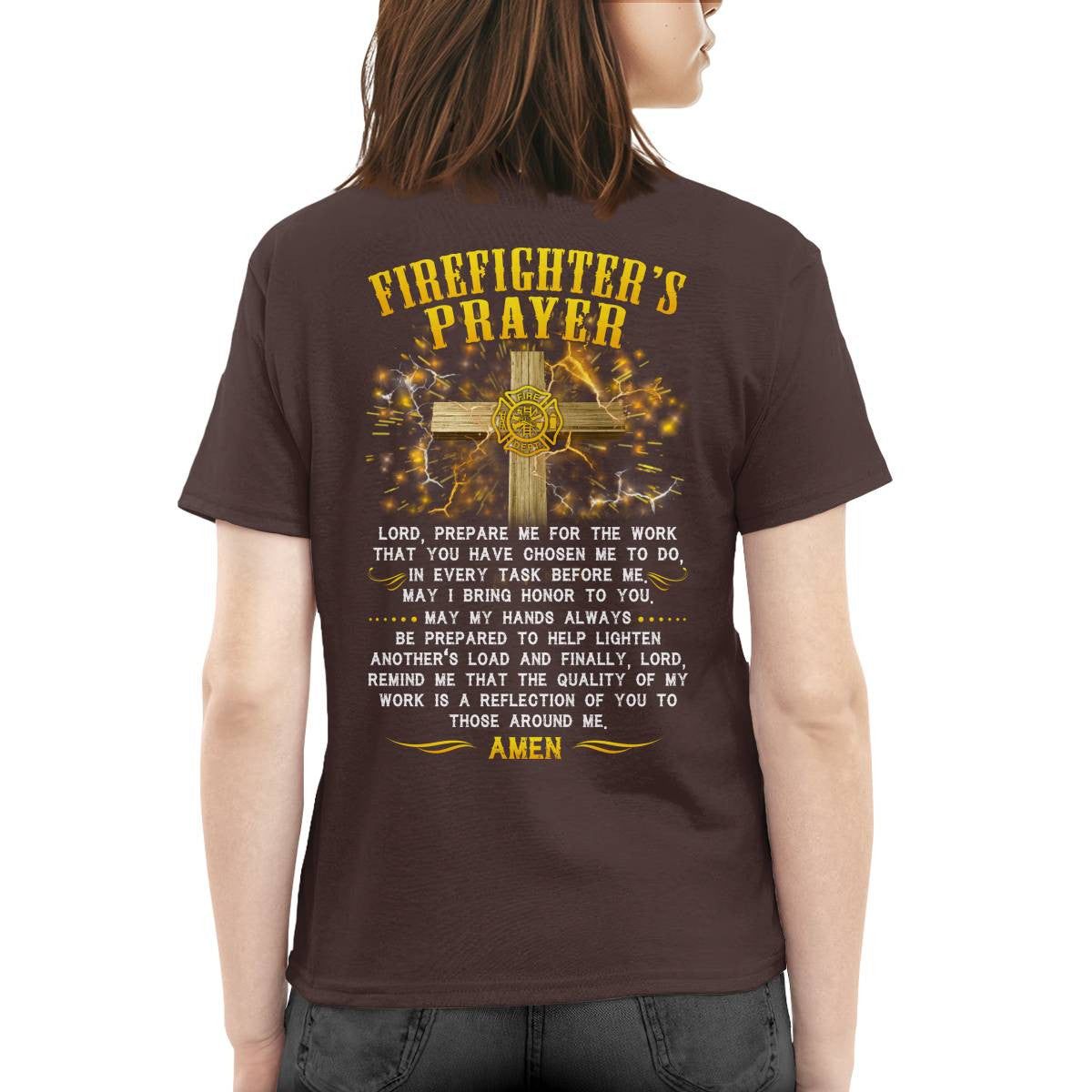 Awesome Firefighter's Prayer-T-shirt - grunx260804-0144