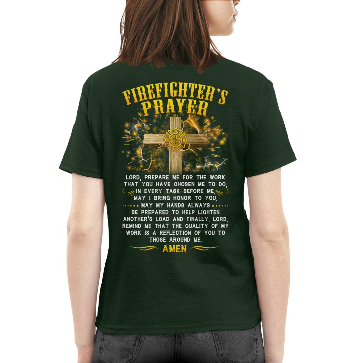 Awesome Firefighter's Prayer-T-shirt - grunx260804-0144