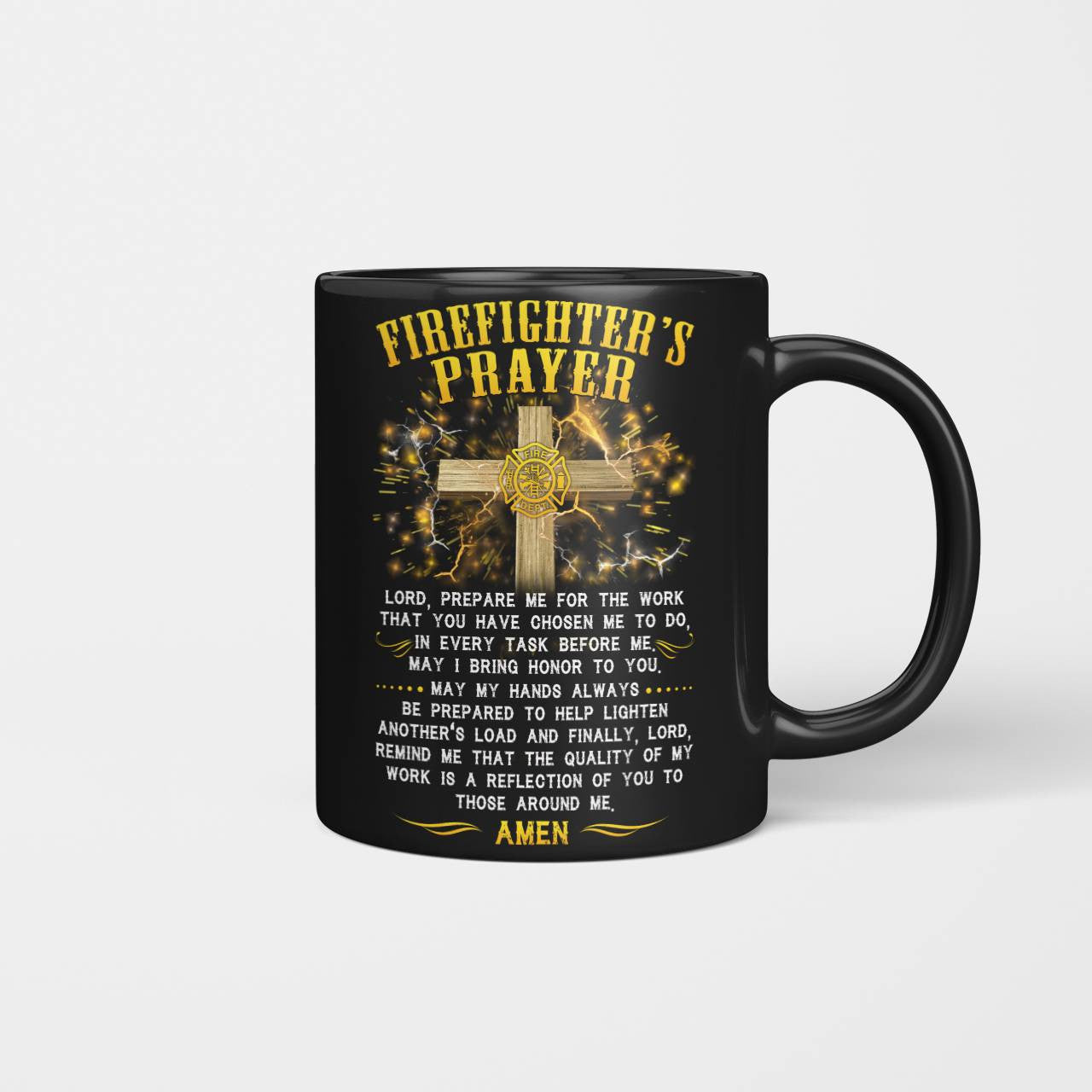 Awesome Firefighter's Prayer-T-shirt - grunx260804-0144