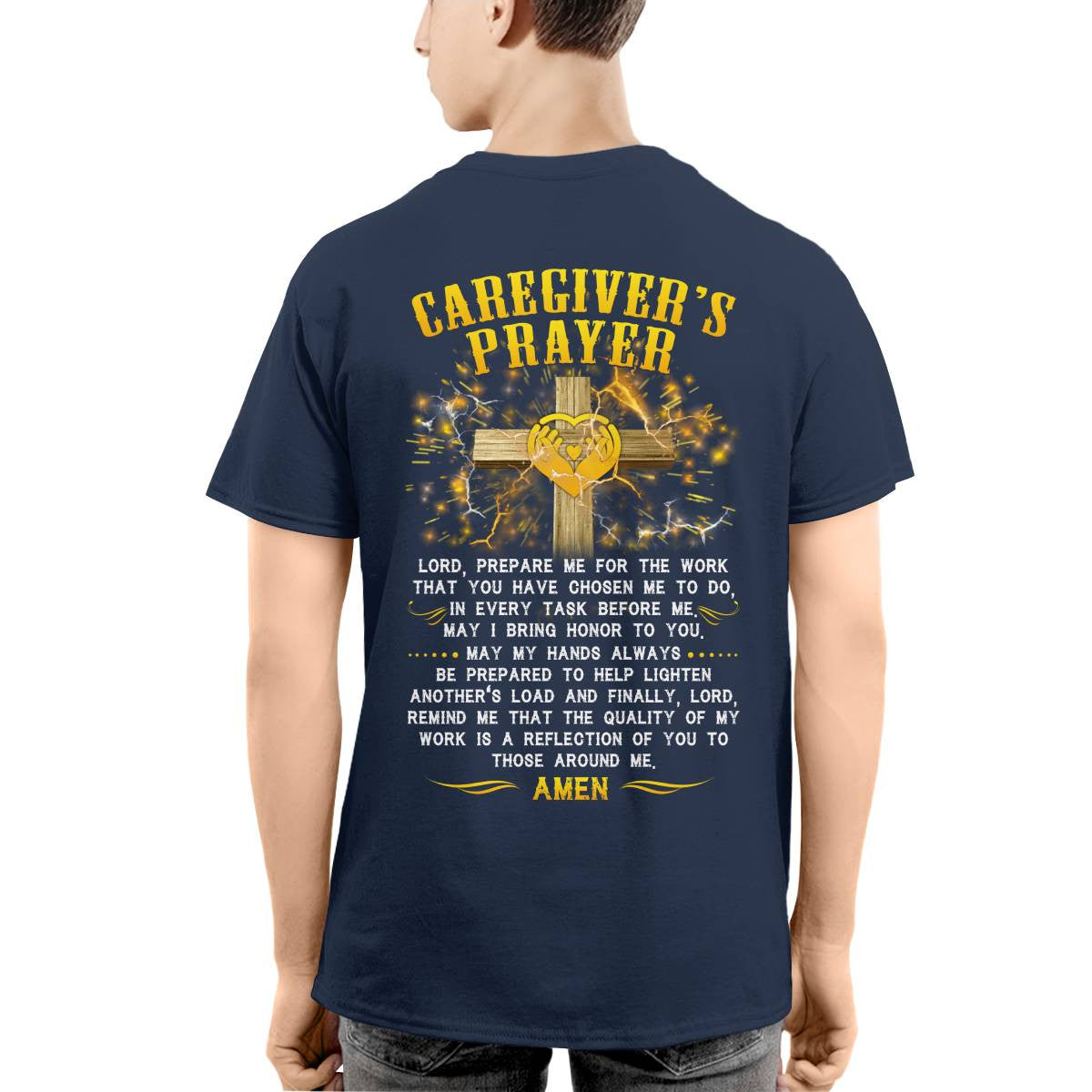 Awesome Caregiver's Prayer-T-shirt-#F250624EVTAS6BCAREZ4