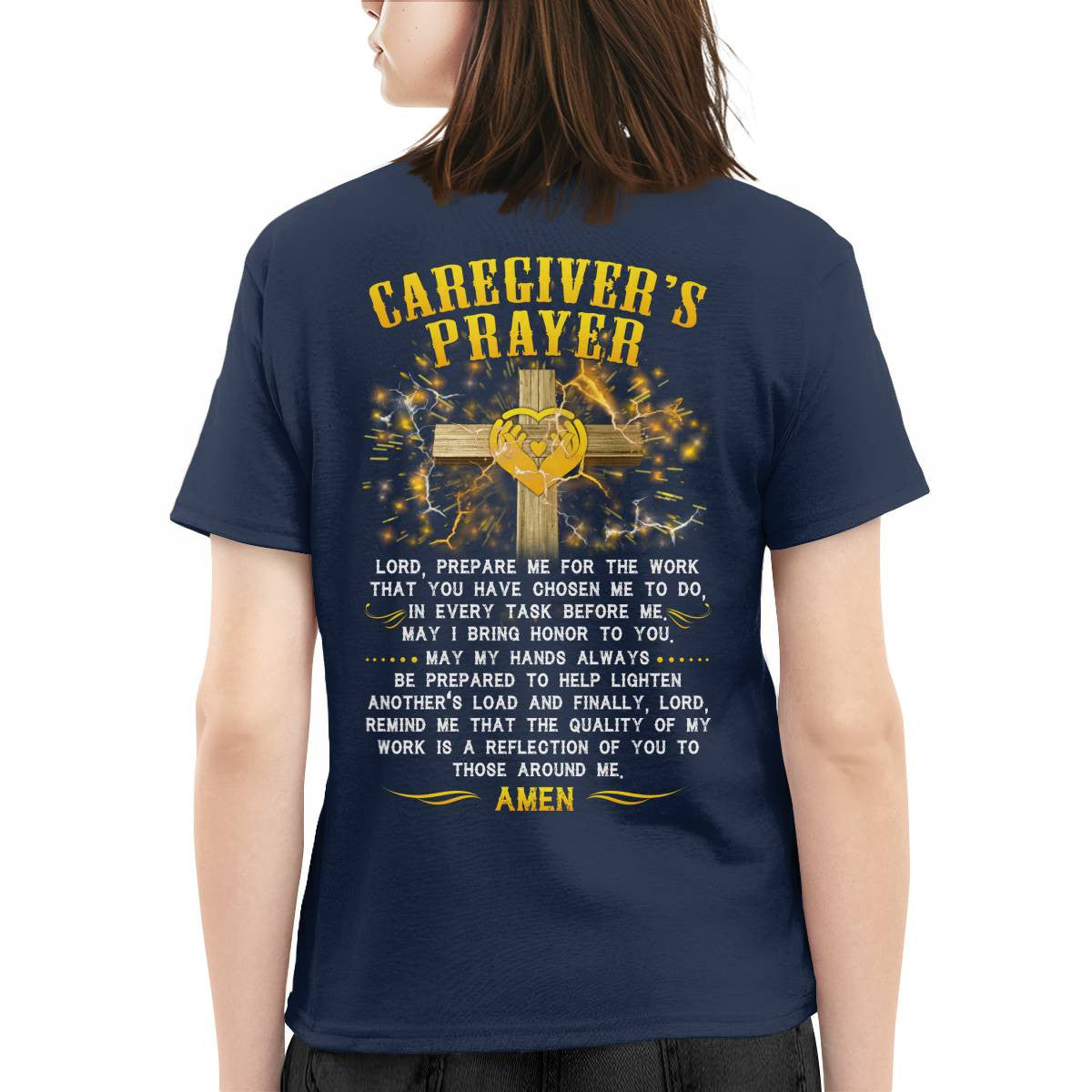 Awesome Caregiver's Prayer-T-shirt-#F250624EVTAS6BCAREZ4