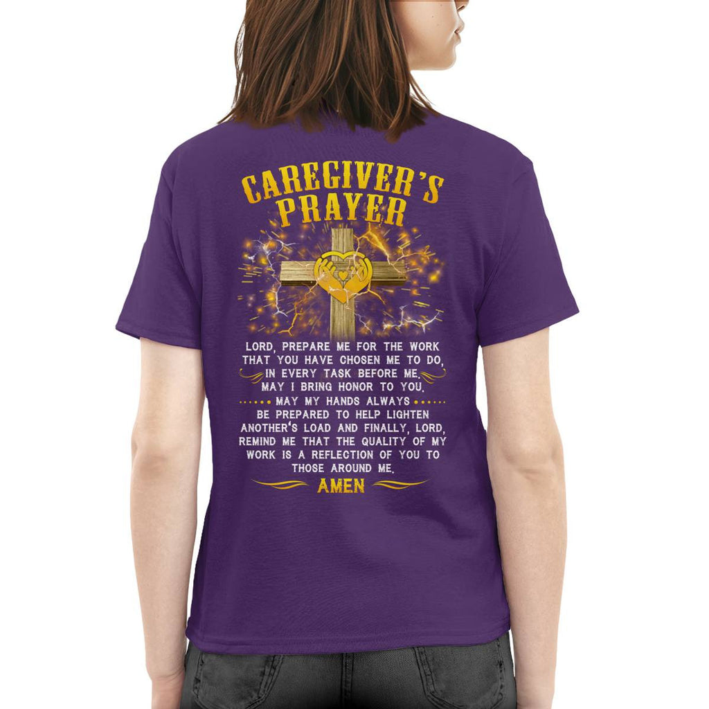 Awesome Caregiver's Prayer-T-shirt-#F250624EVTAS6BCAREZ4