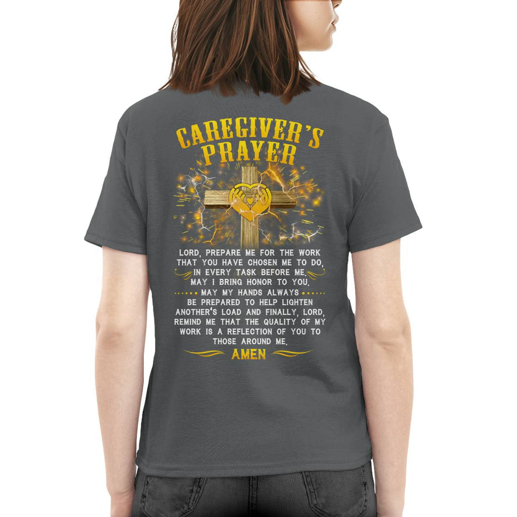 Awesome Caregiver's Prayer-T-shirt-#F250624EVTAS6BCAREZ4