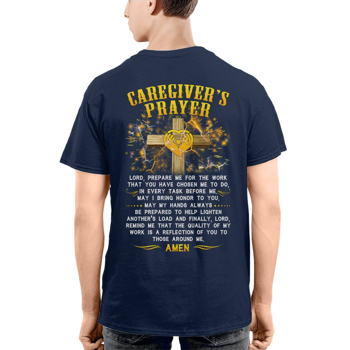 Awesome Caregiver's Prayer-T-shirt-#F250624EVTAS6BCAREZ4