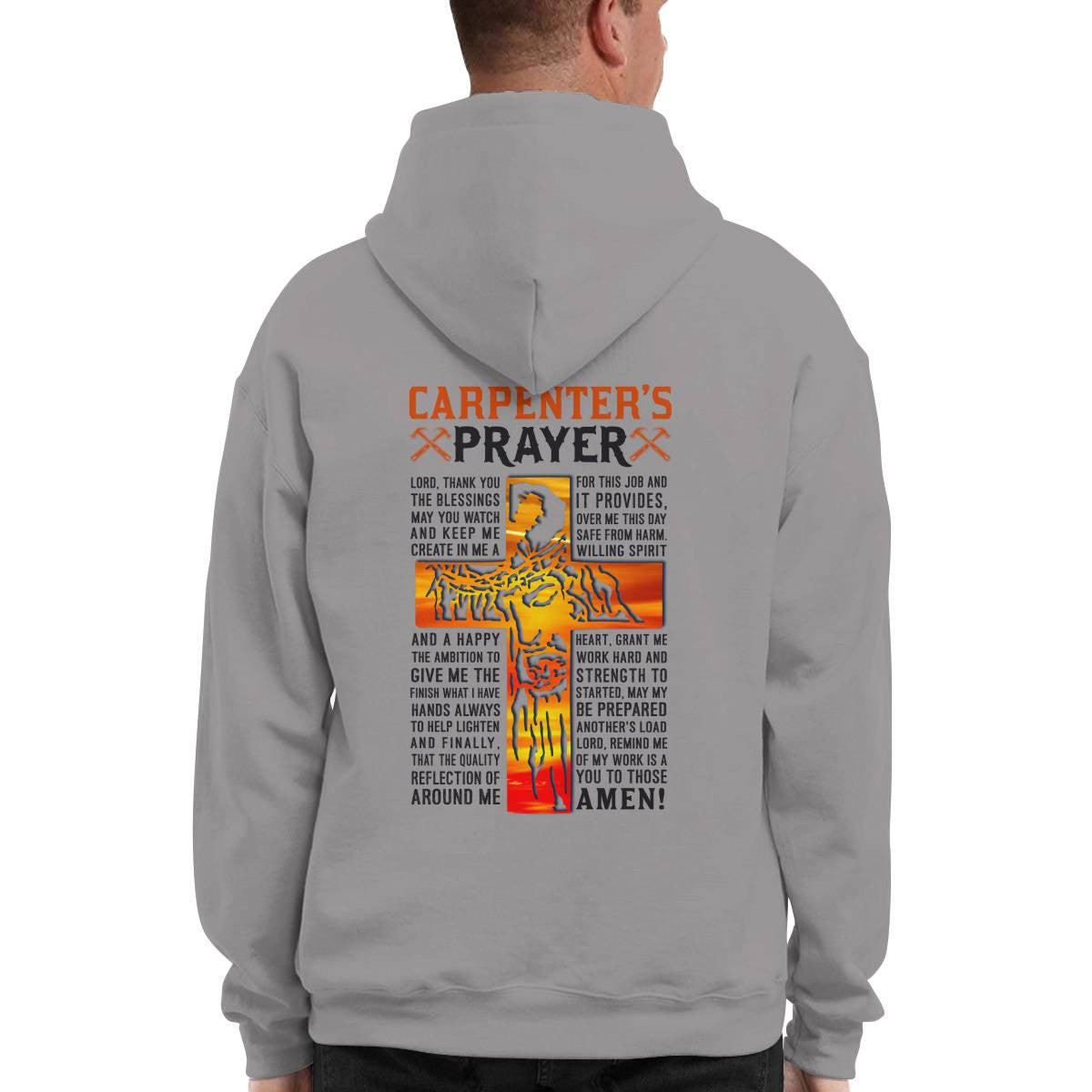 Awesome Carpenter's Prayer-Hoodie-#M071224PRAY15BCARPZ6