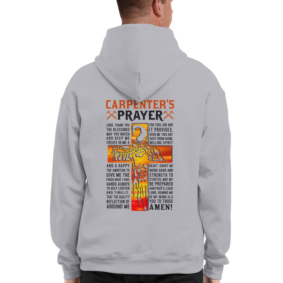 Awesome Carpenter's Prayer-Hoodie-#M071224PRAY15BCARPZ6