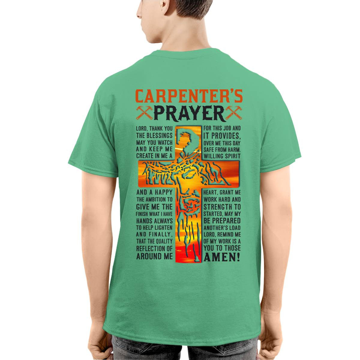 Awesome Carpenter's Prayer-Hoodie-#M071224PRAY15BCARPZ6