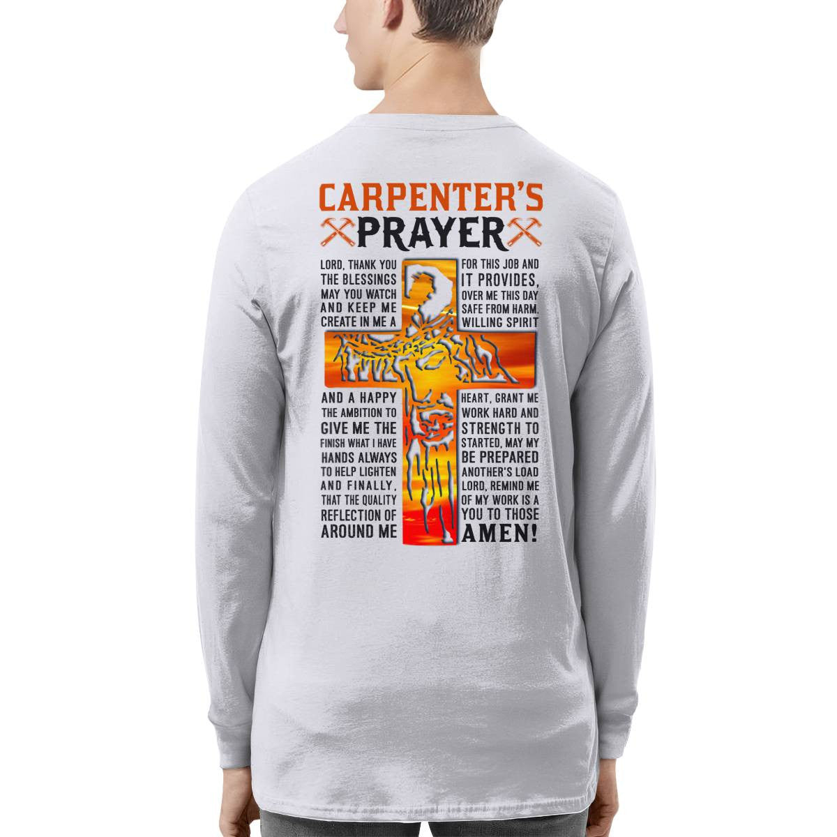 Awesome Carpenter's Prayer-Hoodie-#M071224PRAY15BCARPZ6
