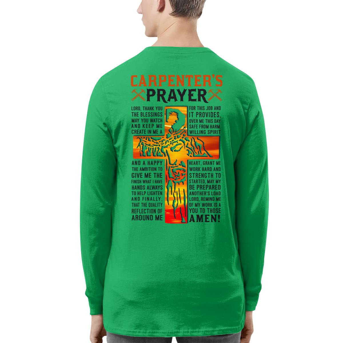 Awesome Carpenter's Prayer-Hoodie-#M071224PRAY15BCARPZ6