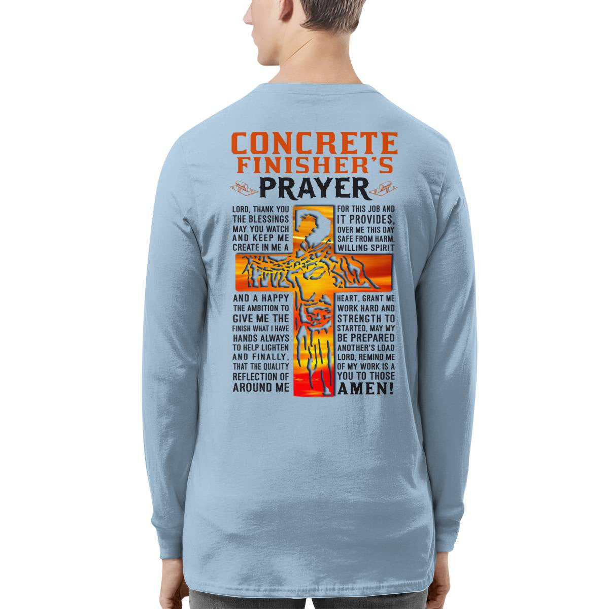 Awesome Concrete Finisher -Hoodie-#M071224PRAY15BCOFIZ6