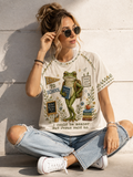 Back To School Frog T-Shirt – I Could Be Meaner But Jesus Said No Funny Teacher Shirt