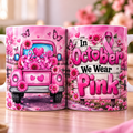 In October We Wear Pink Coffee Mug