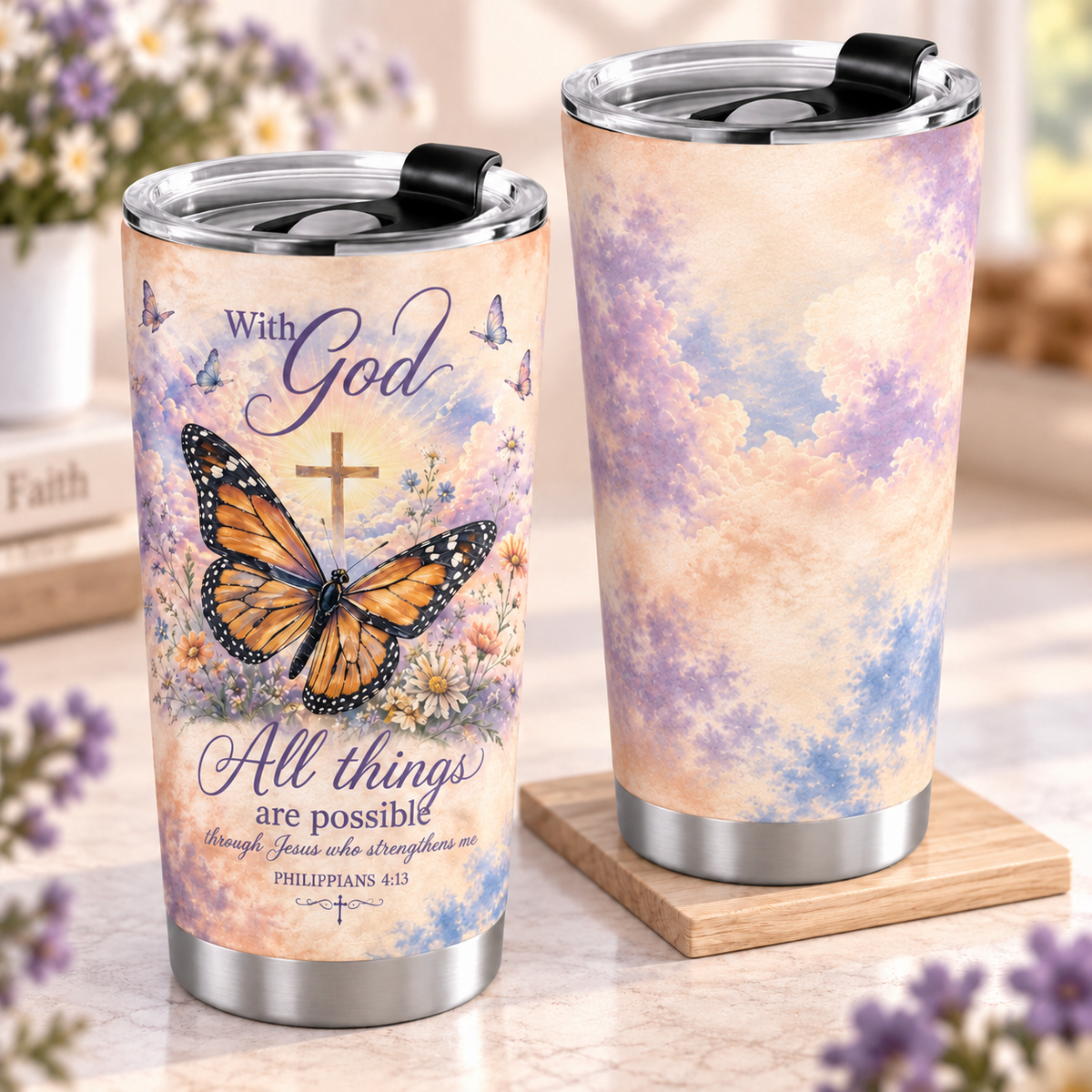 With God All Things Are Possible Normal Tumbler